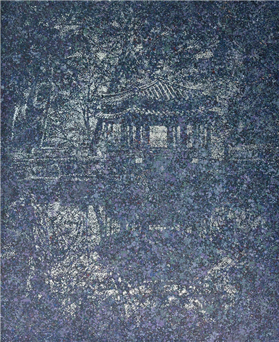 손원영_Relations 2405, Acrylic gouache on canvas, 145.5 x112.1 cm, 2024